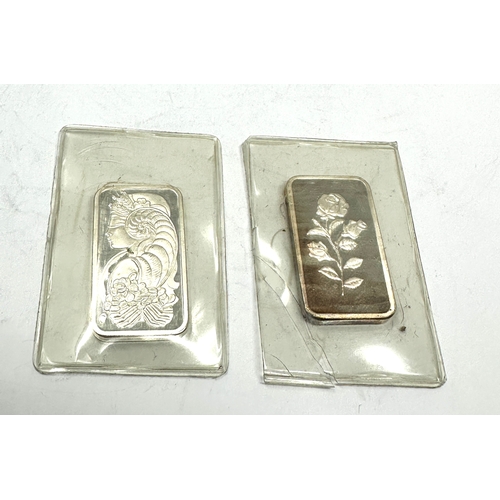 16 - 2 swiss 999 half ounce ingots