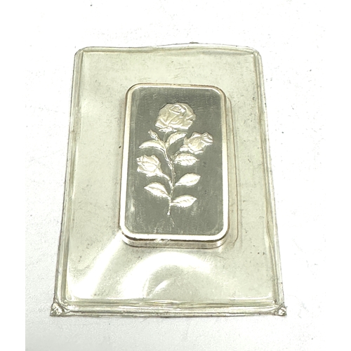 19 - swiss 999 silver half ounce ingot