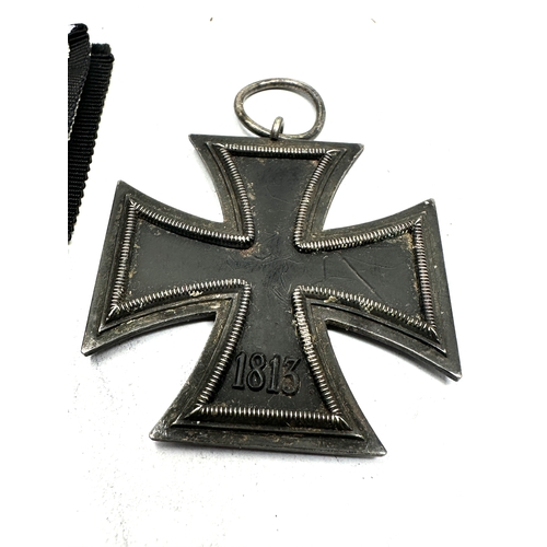 423 - German Iron Cross 2nd class medal no ring stamp number