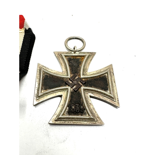 424 - Rare WW2 German Iron Cross 2nd Class Medal By S. Jablonski , The suspension ring is clearly stamped ... 