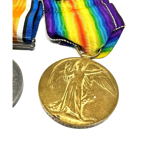 432 - ww1 medal pair to pte pilsworth Y & L .R