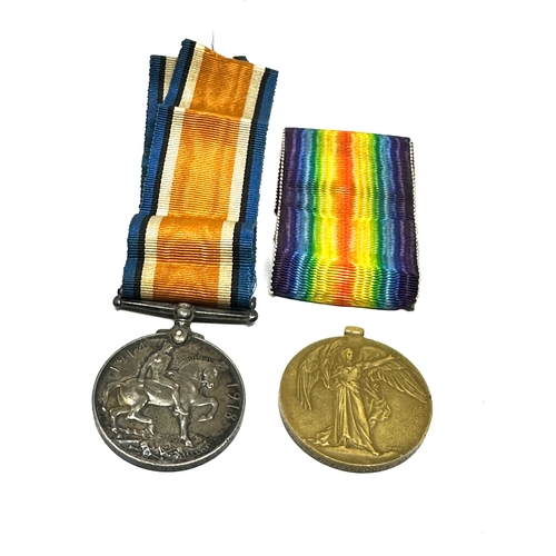 433 - ww1 medal pair to C Harwood Manch .r