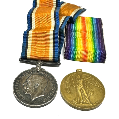 433 - ww1 medal pair to C Harwood Manch .r