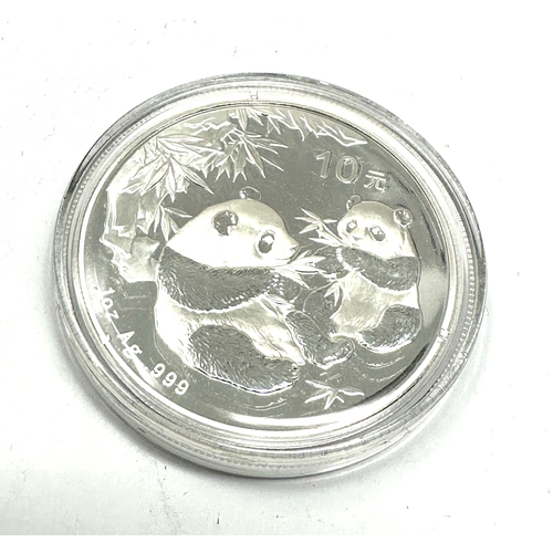 471 - 2006 China 10 YUAN Panda Silver Coin 1oz 999 silver in capsule