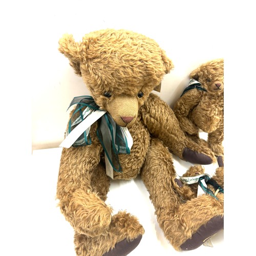 52 - Large Merrythought teddy bear with his offspring 1 of only three made in 20th century fully labelled... 