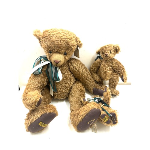 52 - Large Merrythought teddy bear with his offspring 1 of only three made in 20th century fully labelled... 