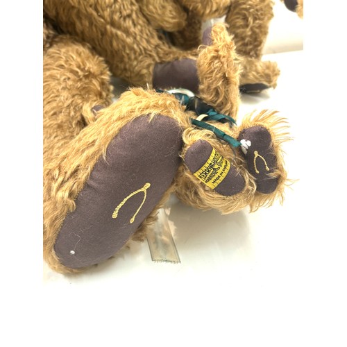 52 - Large Merrythought teddy bear with his offspring 1 of only three made in 20th century fully labelled... 