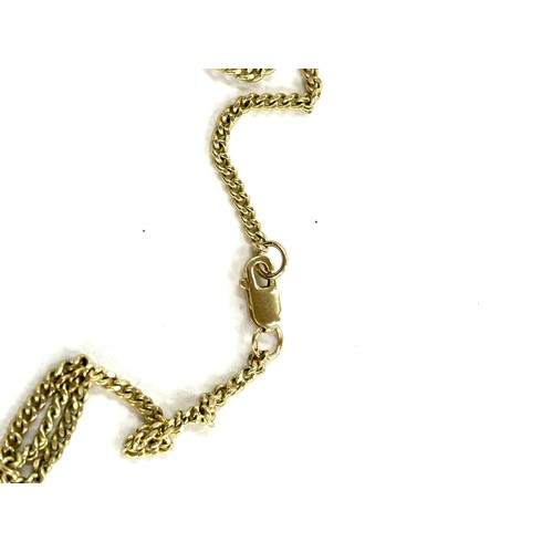 400 - Ladies 9ct gold chain total length 30cm, total weight 5.3 grams