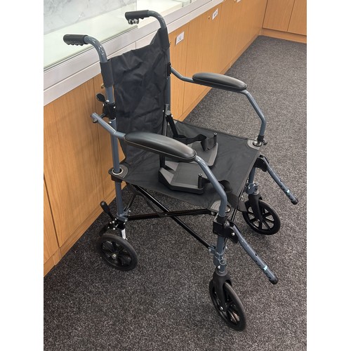 119 - Travelite wheel chair with carry case