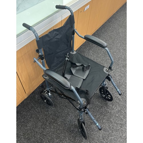 119 - Travelite wheel chair with carry case