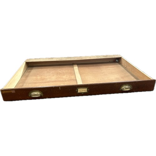 347 - Eight drawers from a plan chest measures approximately 44 inches long x 34 inches deep x 4 inches ta... 