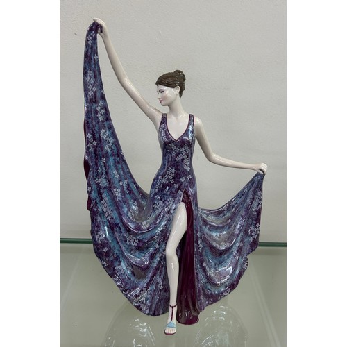 438 - Royal Worcester Dancing By Moonlight Bone China Figurine, sculpted by Caroline Froud, limited editio... 