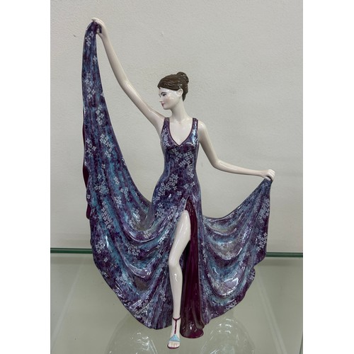 438 - Royal Worcester Dancing By Moonlight Bone China Figurine, sculpted by Caroline Froud, limited editio... 