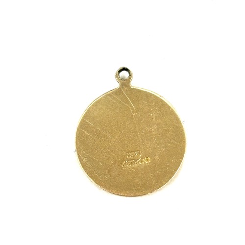 458 - 9ct gold zodiac Sagittarius charm , approximate weight 1.8g