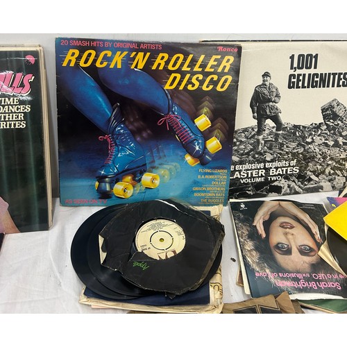 266 - Selection of assorted 45's, 78s and LPS to include Rock N Roll, Disco etc