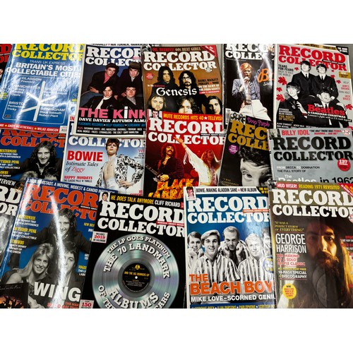 122 - Large selection of record collector magazines