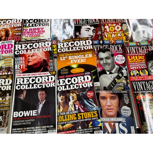 191 - Large selection of record collector magazines