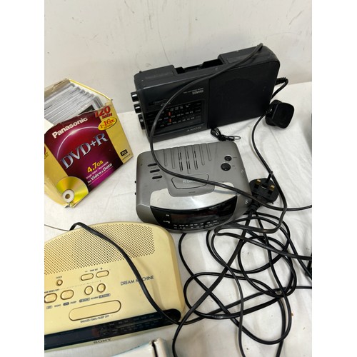 197 - Selection of electrical includes Radio, CD Player all untested