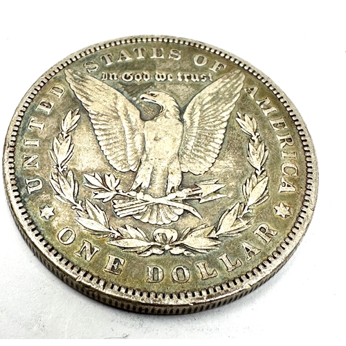 371 - 1891 USA United States of America .900 Silver Morgan Dollar One Dollar