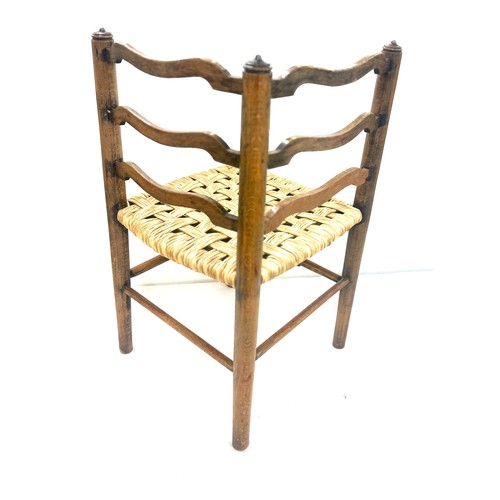 316 - Vintage child's corner chair Height 23 inches, Width 13 inches, Depth 17 inches