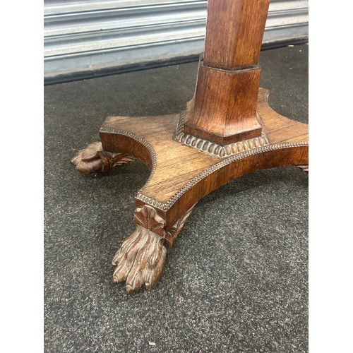 360 - Rosewood antique card table, some veneer missing as seen in images,approximate measurements: Depth 1... 