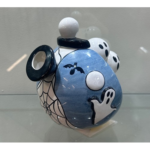 536 - Limited Edition No 6/40 Lorna Bailey novelty 'Ghostly Gathering' Tea pot signed by designer Lorna Ba... 