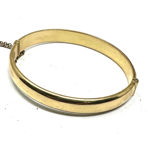 173 - 9ct gold rolled gold  bangle weight 11g