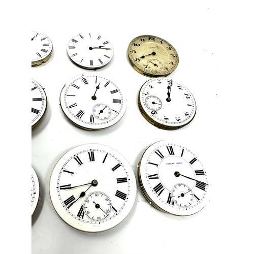 492 - selection of antique pocket watch movements