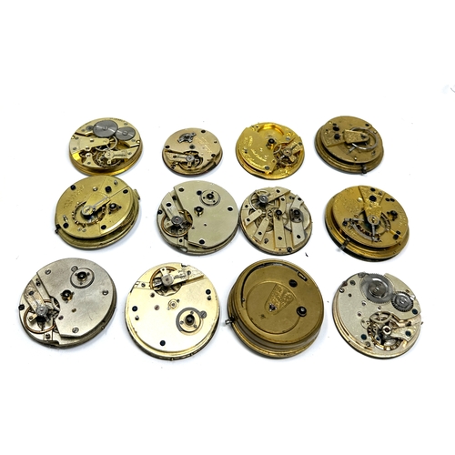 493 - selection of antique pocket watch movements