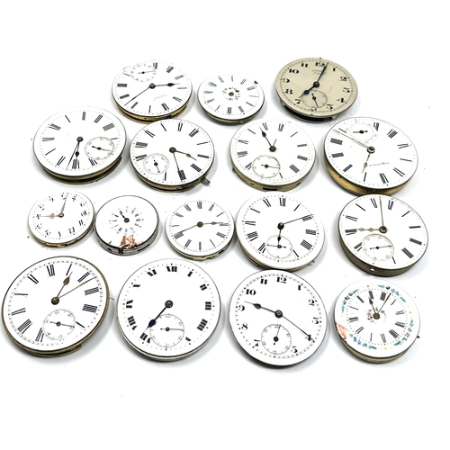 494 - selection of antique pocket watch movements