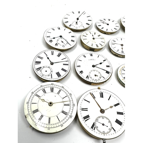 495 - selection of antique pocket watch movements