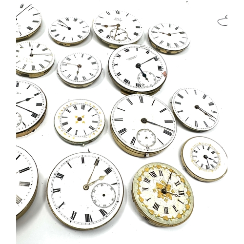 495 - selection of antique pocket watch movements