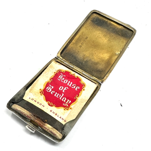 64 - vintage silver match case weight 36g