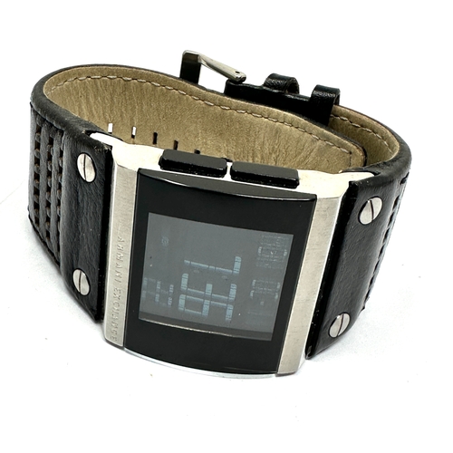 466 - Armani exchange wrist watch digital gents watch in working order