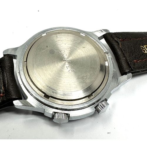 469 - Vintage Mens Sekonda Alarm Watch Hand-Wind Working