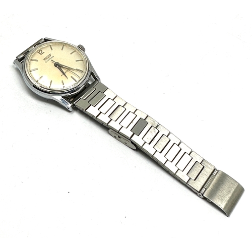 471 - Vintage TISSOT Camping Automatic gents Wristwatch the watch is ticking