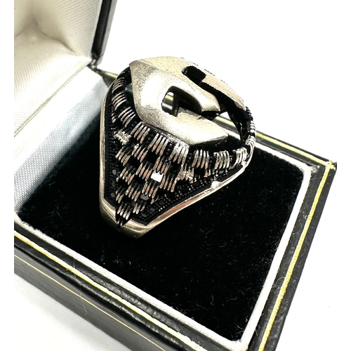 317 - Silver Turkish Warrior Ring