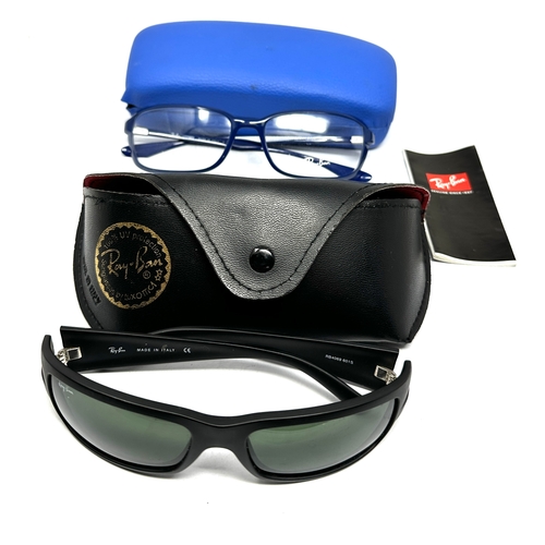 502 - 2 vintage cased pairs of ray-ban  sunglasses