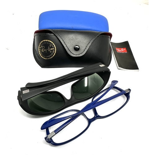 502 - 2 vintage cased pairs of ray-ban  sunglasses