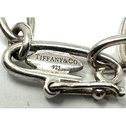 100 - original boxed Tiffany & Co. Elsa Peretti 5 Charm Bracelet Silver 925