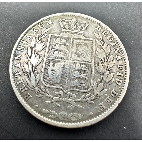 440 - Victorian 1849 silver half crown