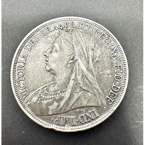 445 - 1896 victorian silver crown