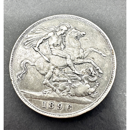 445 - 1896 victorian silver crown