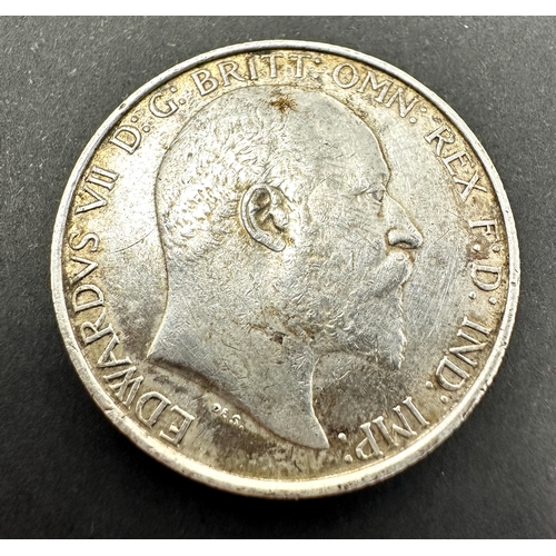 449 - 1903 Edward VII Silver Florin good grade