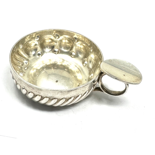 9 - Antique continental silver wine taster weight 76g