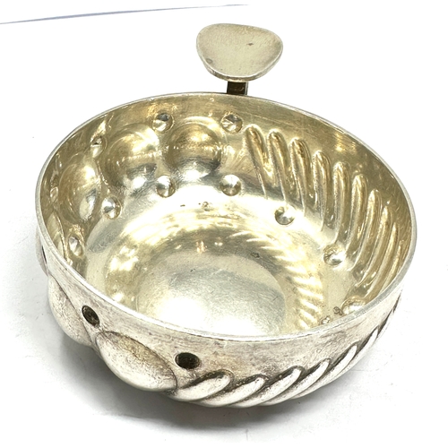 9 - Antique continental silver wine taster weight 76g