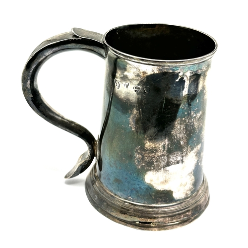 4 - GEORGE III sterling silver Pint Tankard weight 333g