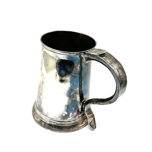 4 - GEORGE III sterling silver Pint Tankard weight 333g