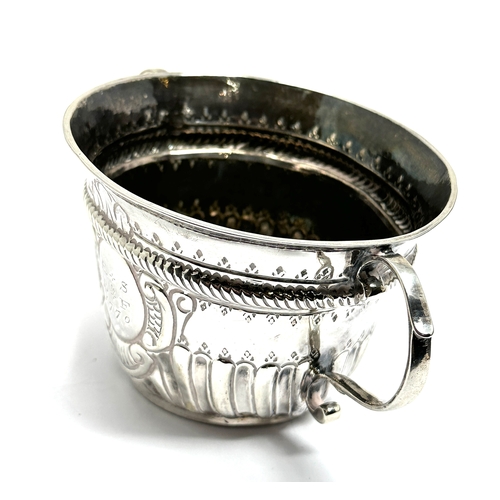 3 - 1770 Georgian English Silver Two Handled Porringer  measures approx height 6.5cm