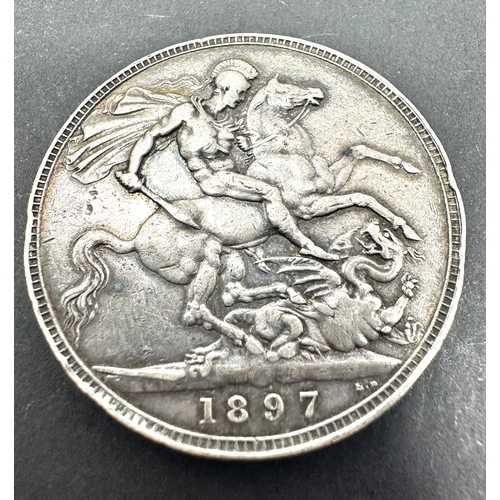 460 - Victorian silver crown